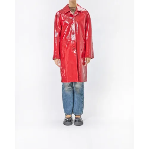 Jackets > Leather Jackets - - Moschino - Modalova