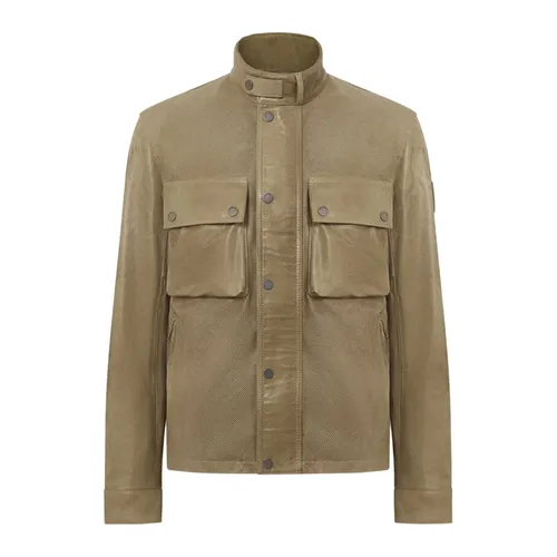 Jackets > Leather Jackets - - Belstaff - Modalova