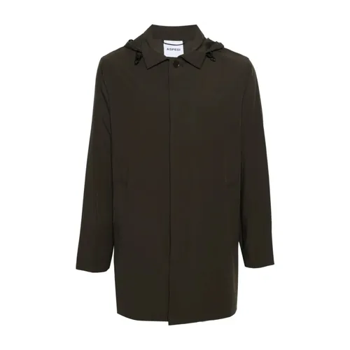 Aspesi - Coats > Parkas - Green - Aspesi - Modalova