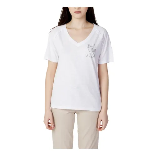 Blauer - Tops > T-Shirts - White - Blauer - Modalova
