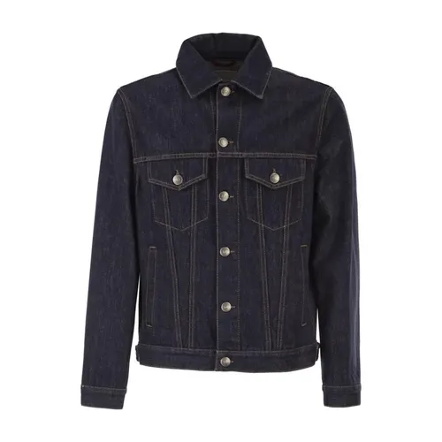 Jackets > Denim Jackets - - Brunello Cucinelli - Modalova