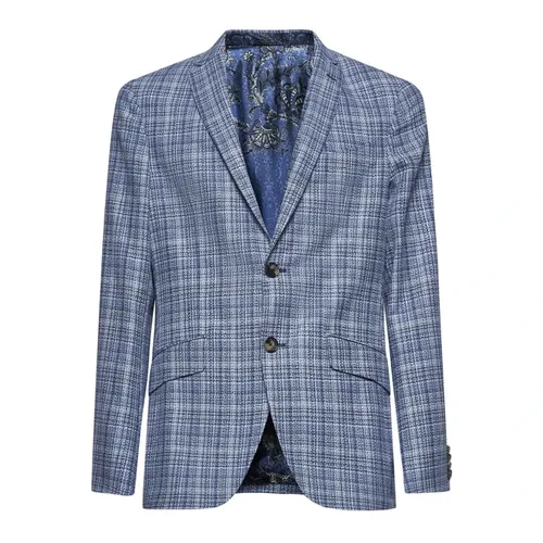 Etro - Jackets > Blazers - Blue - Etro - Modalova