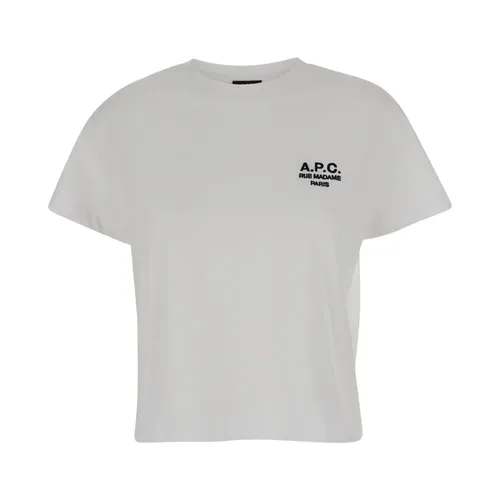 A.p.c. - Tops > T-Shirts - White - A.p.c. - Modalova