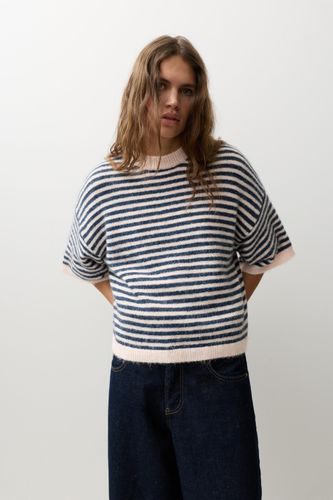 Pull Boxy Manches Courtes - Pull&Bear - Modalova