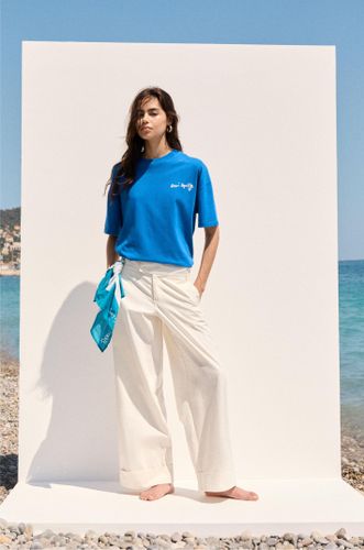 T-Shirt Bleu Henri Matisse - Pull&Bear - Modalova