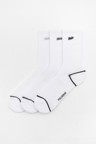 Lot De 3 Paires De Chaussettes De Sport - Pull&Bear - Modalova