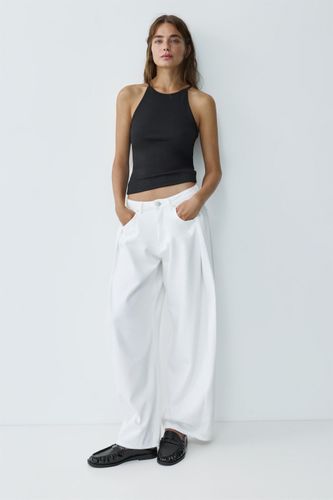 Mocassins Ouverts À L’arrière Froncés - Pull&Bear - Modalova