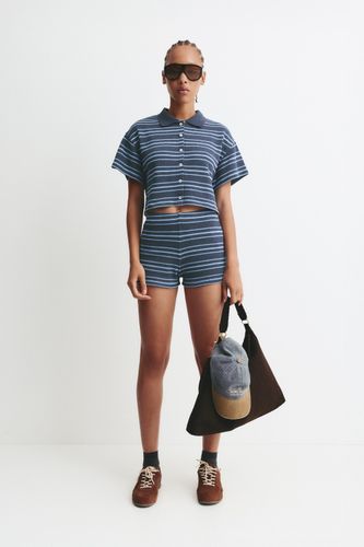 Polo Maille Rayures - Pull&Bear - Modalova