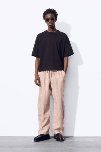 Pantalon Jogger 100% Lin - Pull&Bear - Modalova