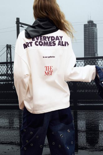 T-Shirt Blanc The Met - Pull&Bear - Modalova
