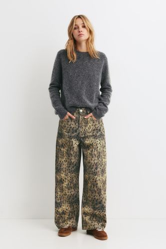 Jean Ballon Imprimé Léopard - Pull&Bear - Modalova