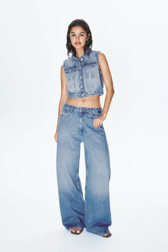 Jean Baggy Taille Moyenne - Pull&Bear - Modalova