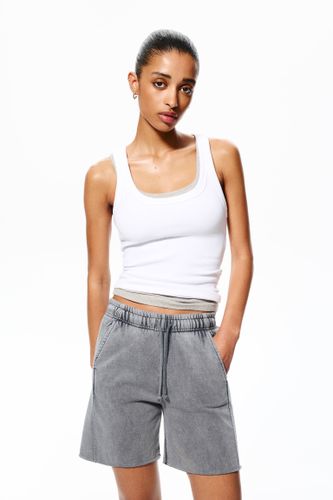 Bermuda De Survêtement Wide Leg - Pull&Bear - Modalova