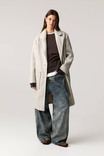 Manteau En Laine Mélangée - Pull&Bear - Modalova