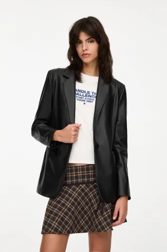 Blazer Oversize En Similicuir - Pull&Bear - Modalova