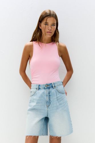 Body En Polyamide À Dos Asymétrique - Pull&Bear - Modalova