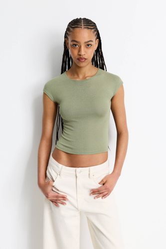 T-Shirt Moulant Manches Entières - Pull&Bear - Modalova