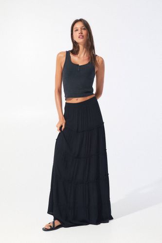 Jupe Midi À Panneaux - Pull&Bear - Modalova