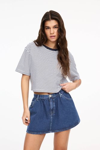 Minijupe En Jean - Pull&Bear - Modalova