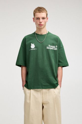 T-Shirt Peanuts Vert - Pull&Bear - Modalova