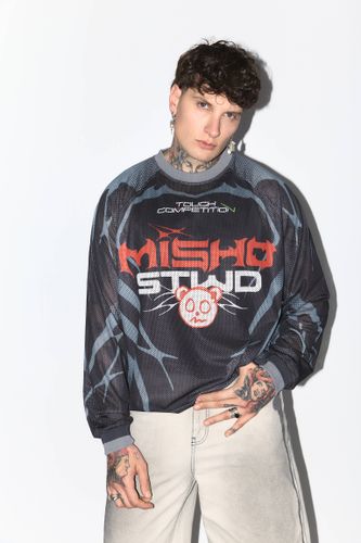 T-Shirt Noir Racing Misho X Stwd - Pull&Bear - Modalova