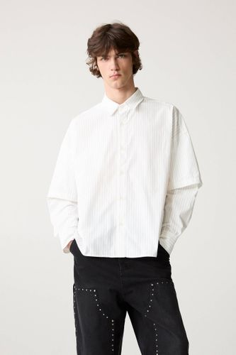 Chemise Manches Doubles - Pull&Bear - Modalova