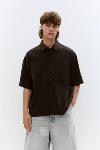Chemise Fluide À Manches Courtes - Pull&Bear - Modalova