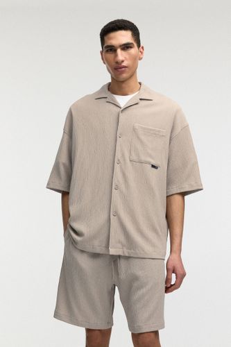 Chemise Manches Courtes Fluide - Pull&Bear - Modalova