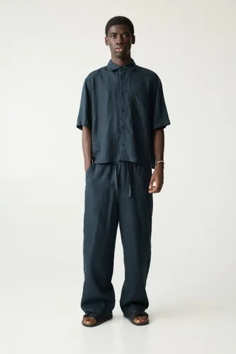Pantalon Jogging 100 % Lin - Pull&Bear - Modalova