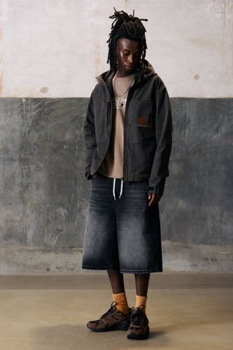 Veste Utilitaire Avec Broderie Stwd - Pull&Bear - Modalova