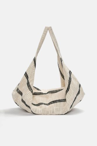 Maxi Sac Cabas Tissu Rayé - Pull&Bear - Modalova