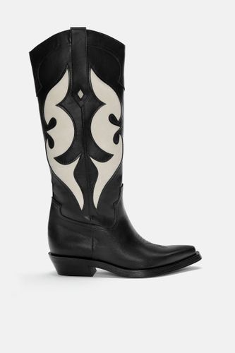 Bottes Cowboy Combinées - Pull&Bear - Modalova