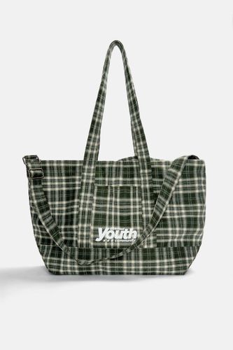Sac Cabas À Carreaux - Pull&Bear - Modalova