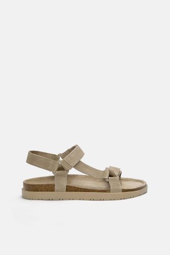 Sandales À Brides En Cuir - Pull&Bear - Modalova