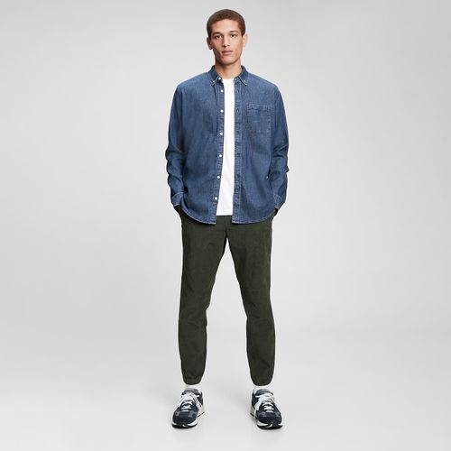 Chemise Ls 1 Pkt Denim Shirt M - GAP - Modalova