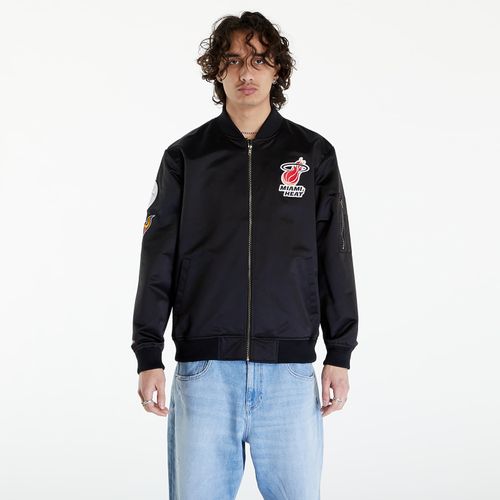 Veste NBA Lightweight Satin Bomber Vintage Logo Heat L - Mitchell & Ness - Modalova