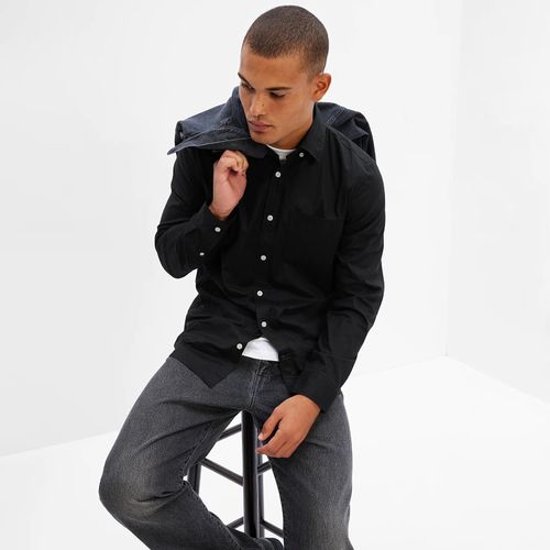 Chemise Longsleeve Slim-Fit Stretch Poplin Shirt S - GAP - Modalova