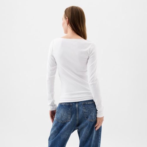 Longsleeve Bateau Neck Modal Top XXL - GAP - Modalova