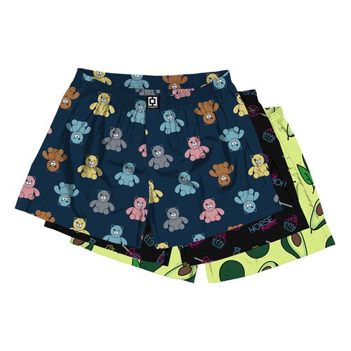 Caleçons Manny 3-Pack Boxer Shorts M - Horsefeathers - Modalova