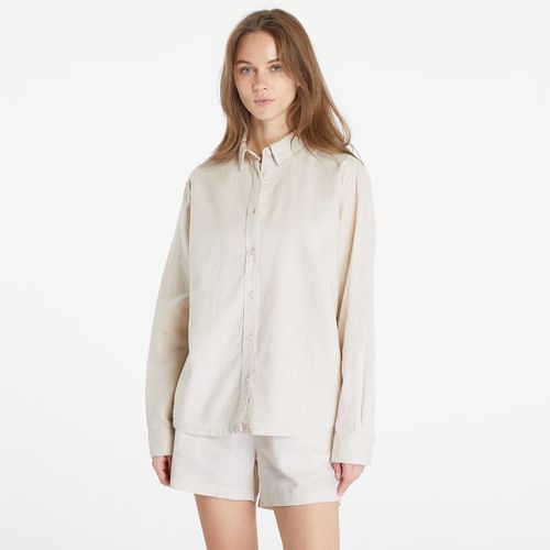 Chemise Ladies Linen Mixed Oversized Shirt XS - Urban Classics - Modalova