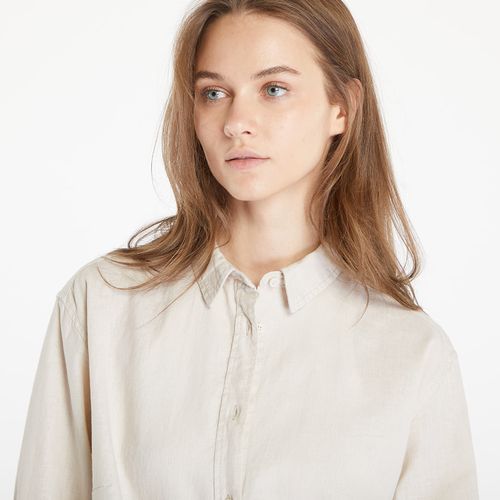 Chemise Ladies Linen Mixed Oversized Shirt L - Urban Classics - Modalova