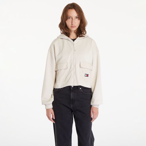 Sweatshirt Tommy Jeans W RLX Crop Fabric Mix Hoodie M - Tommy Hilfiger - Modalova