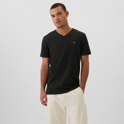 T-shirt Micro Logo Vneck Tee S - GAP - Modalova