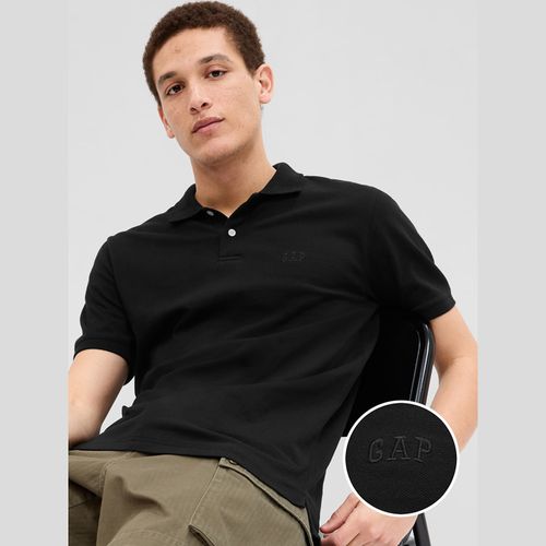 T-shirt GAP Logo Polo Black M - GAP - Modalova
