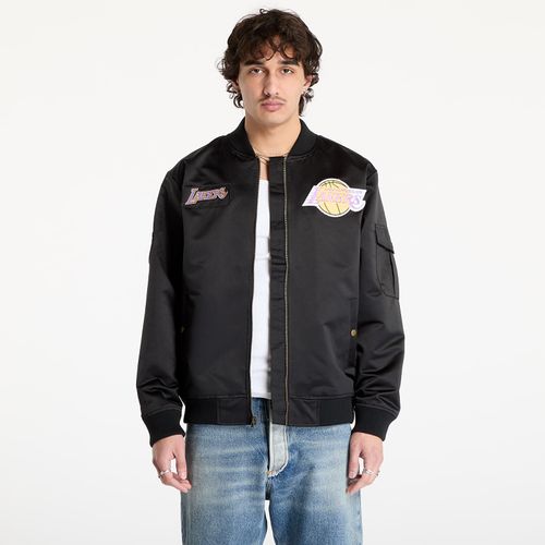 Veste NBA Team Leader Satin Vintage Logo Lakers Bomber XL - Mitchell & Ness - Modalova