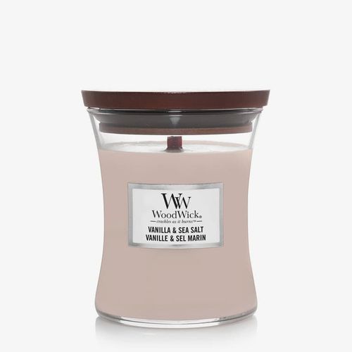 Medium Hourglass Candle - Vanilla & Sea Salt Universal - WoodWick - Modalova