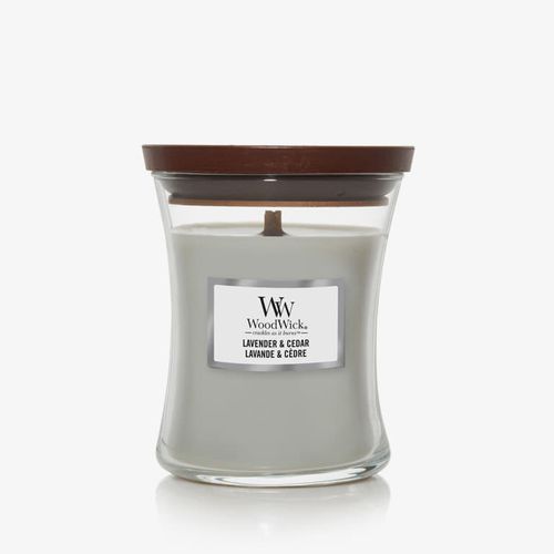 Medium Hourglass Candle - Lavender & Cedar Universal - WoodWick - Modalova