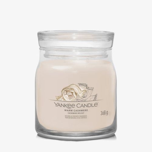 Signature Medium Jar 2 Wicks - Warm Cashmere Universal - Yankee Candle - Modalova