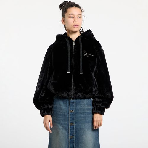 Veste Metal Signature Vegan Fur Zip Hoodie Jacket M - Karl Kani - Modalova