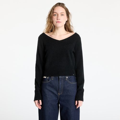 Pull Jeans Fluffy Yarn V-Neck Sweater XS - Calvin Klein - Modalova